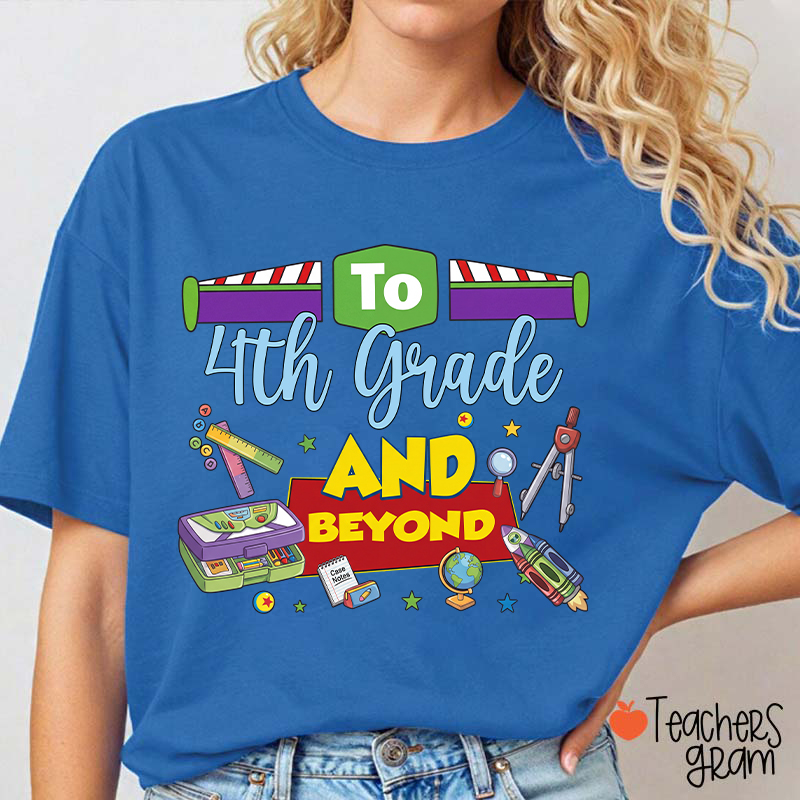 Personalized Grade Teacher Story Beyond Teacher T-Shirt