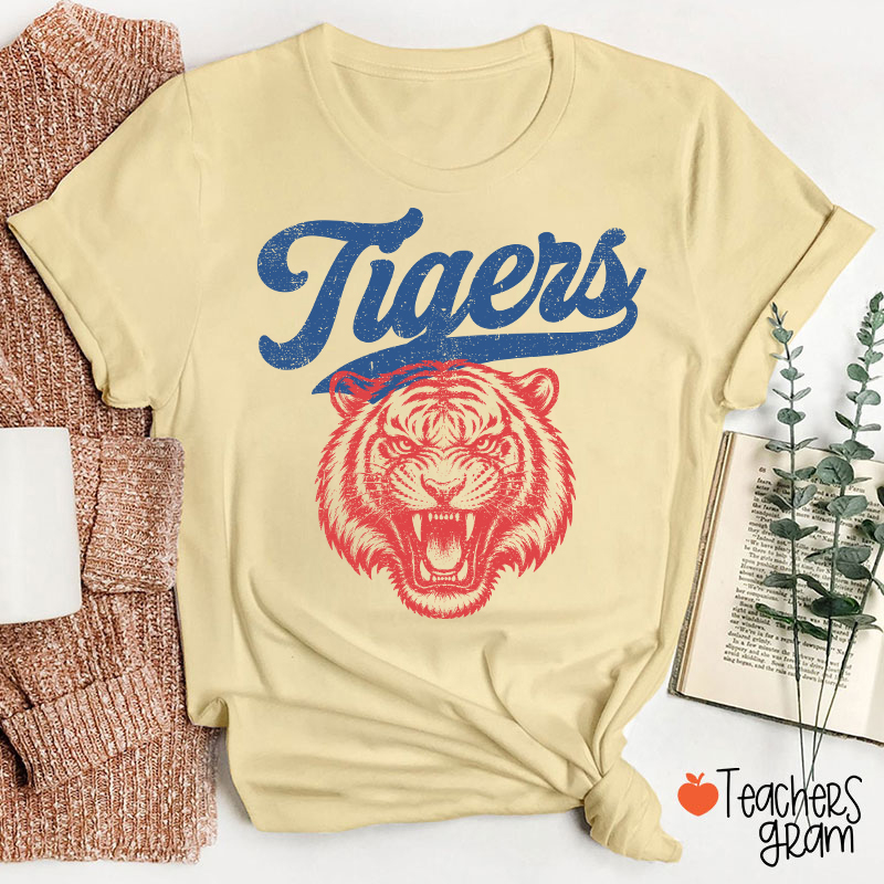 Personalized Mascot Team Name Teacher T-Shirt