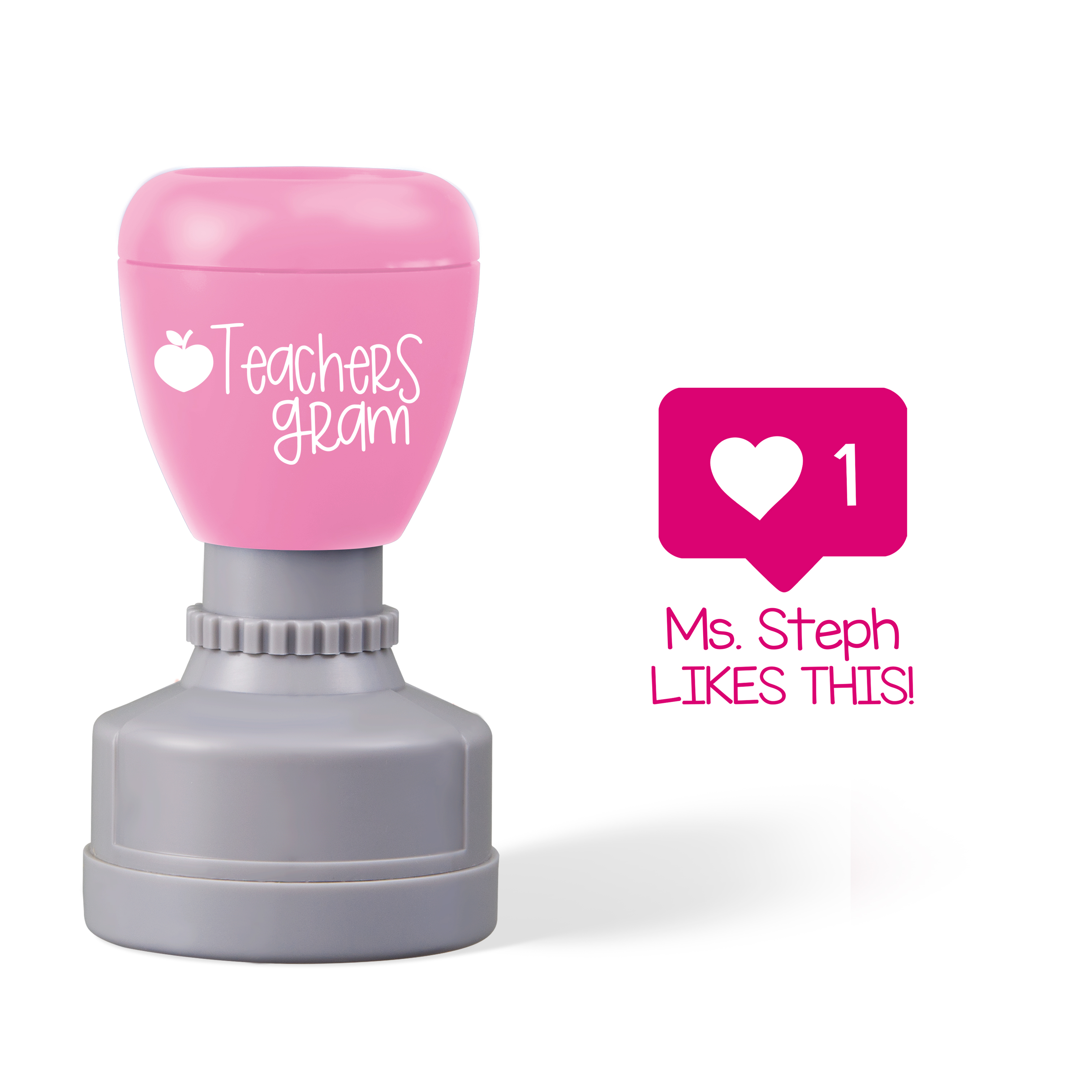 Personalized I Like It Teacher Stamp