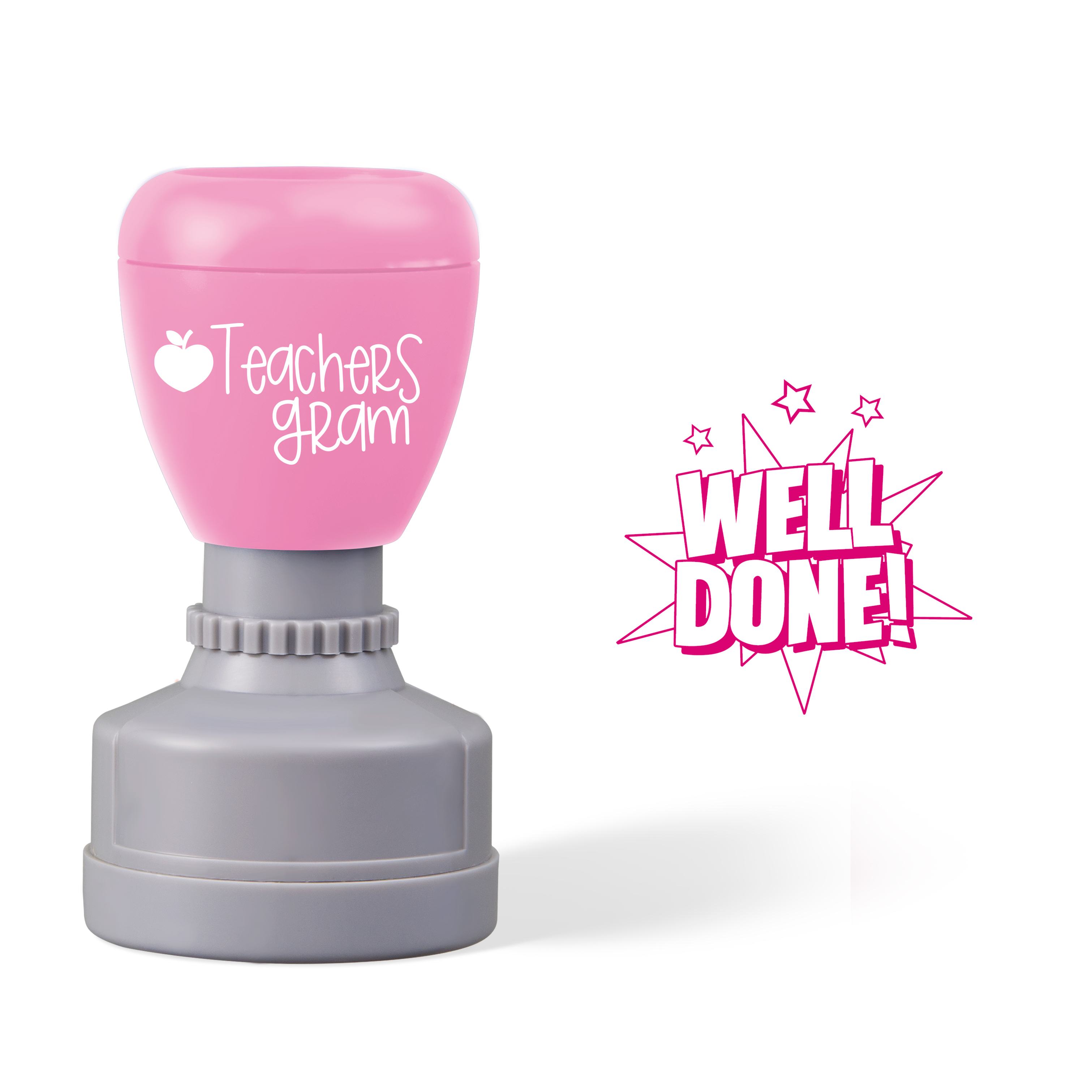 Well Done Star Teacher Stamp