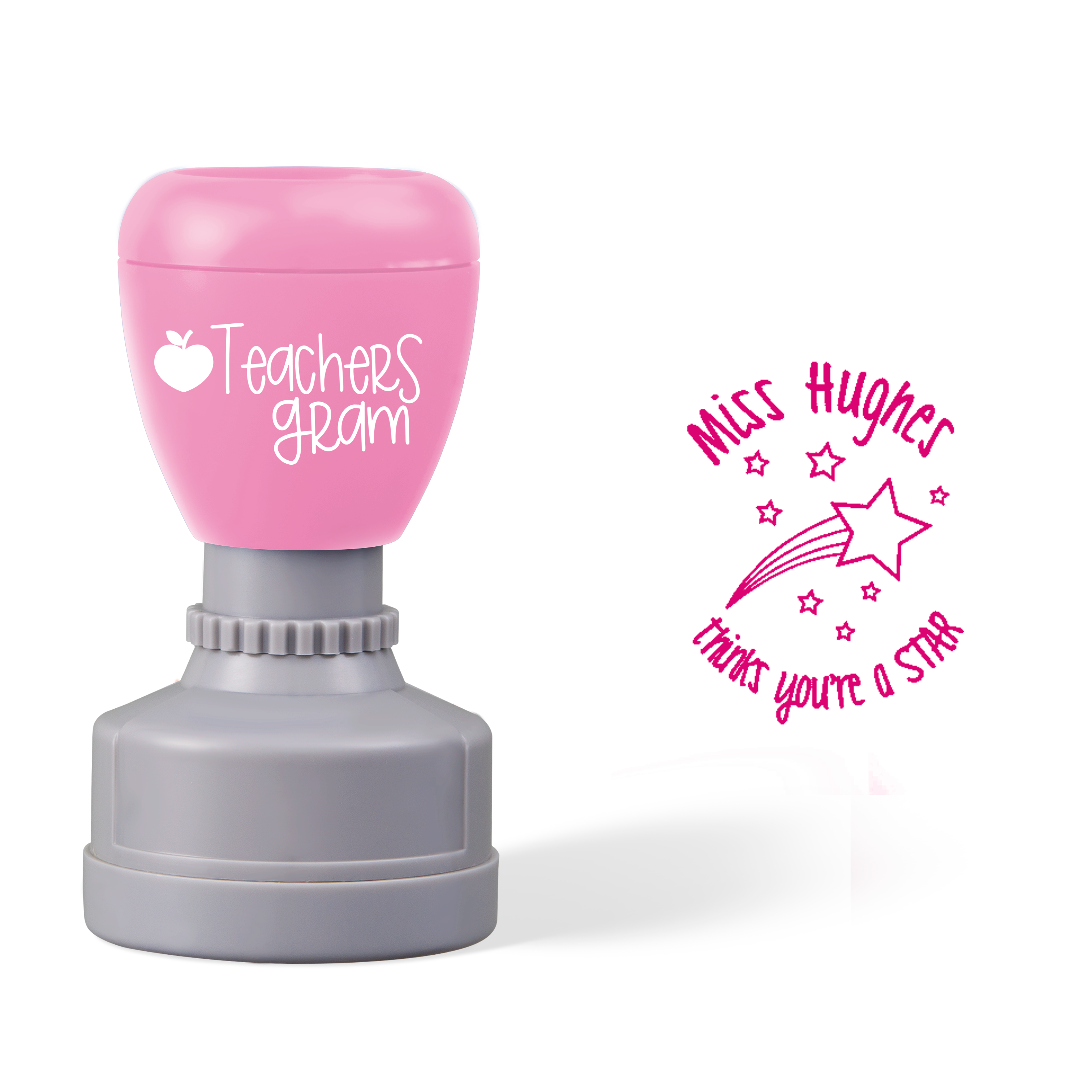 Personalized You're A Star Teacher Stamp