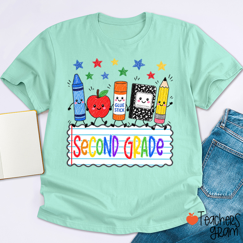 Personalized Grade And Name Dream Team Teacher T-Shirt