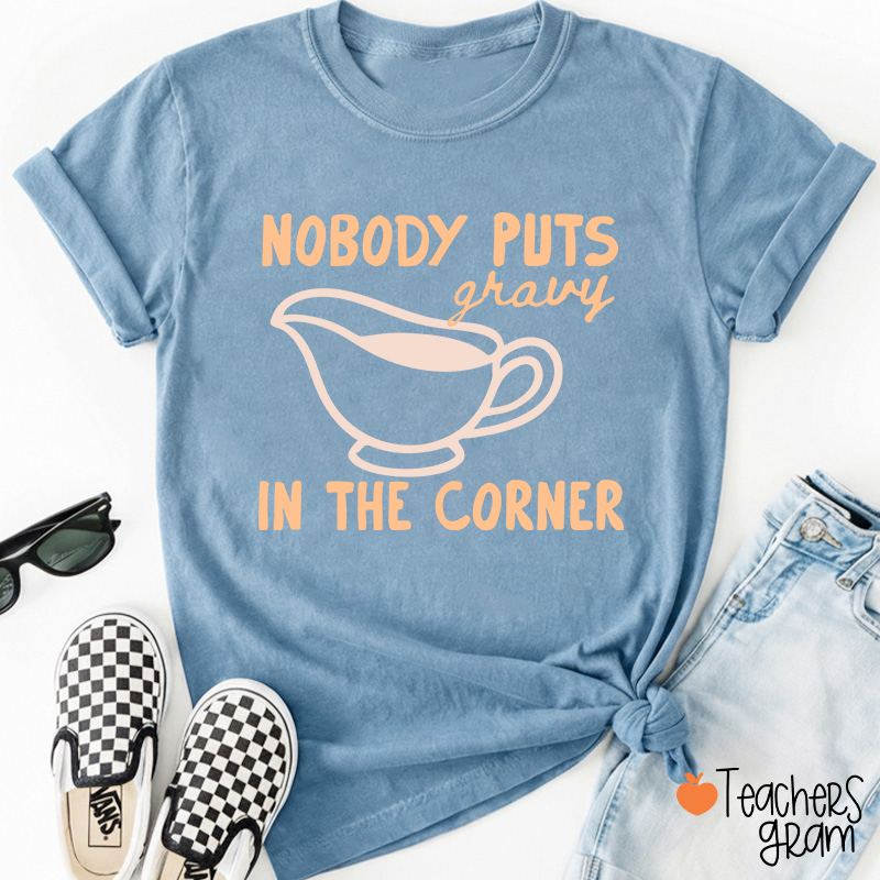 Personalized Thanksgiving Group Teacher T-Shirt