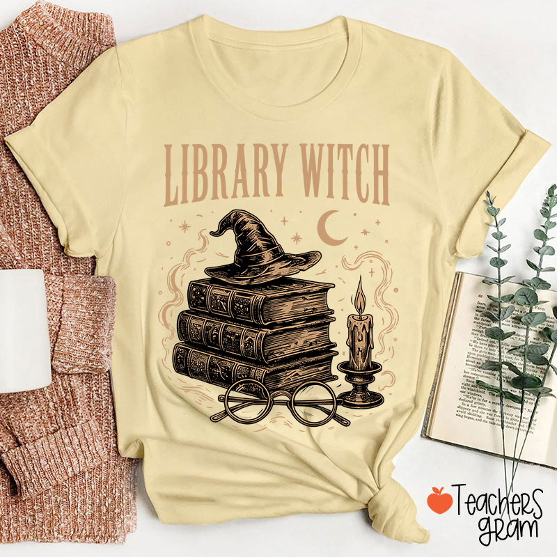 Personalized School Staff Vintage Halloween Vibes Teacher T-Shirt