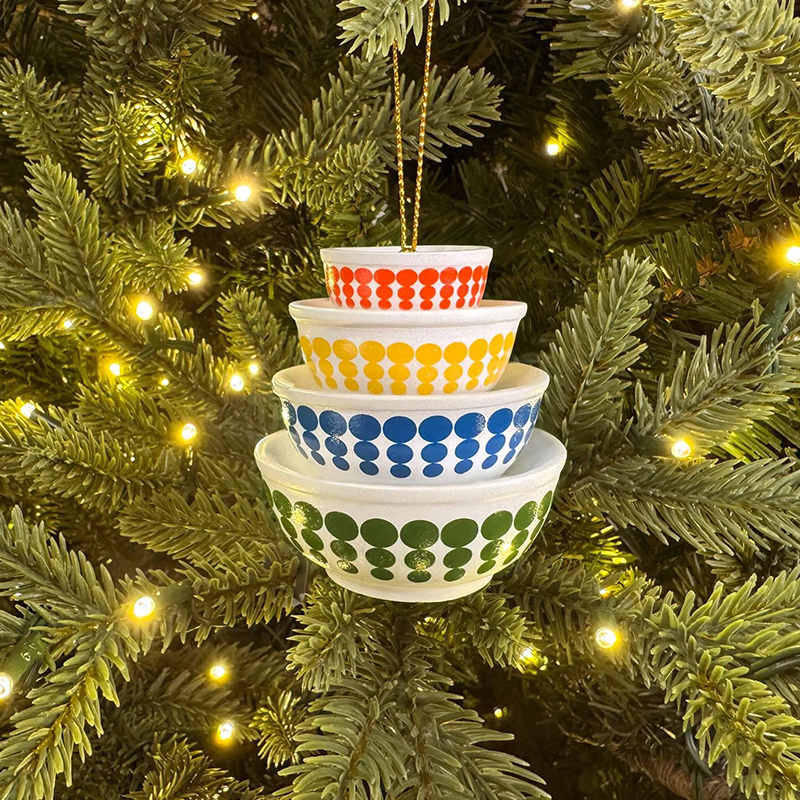 Christmas Bowl Stack Ornament