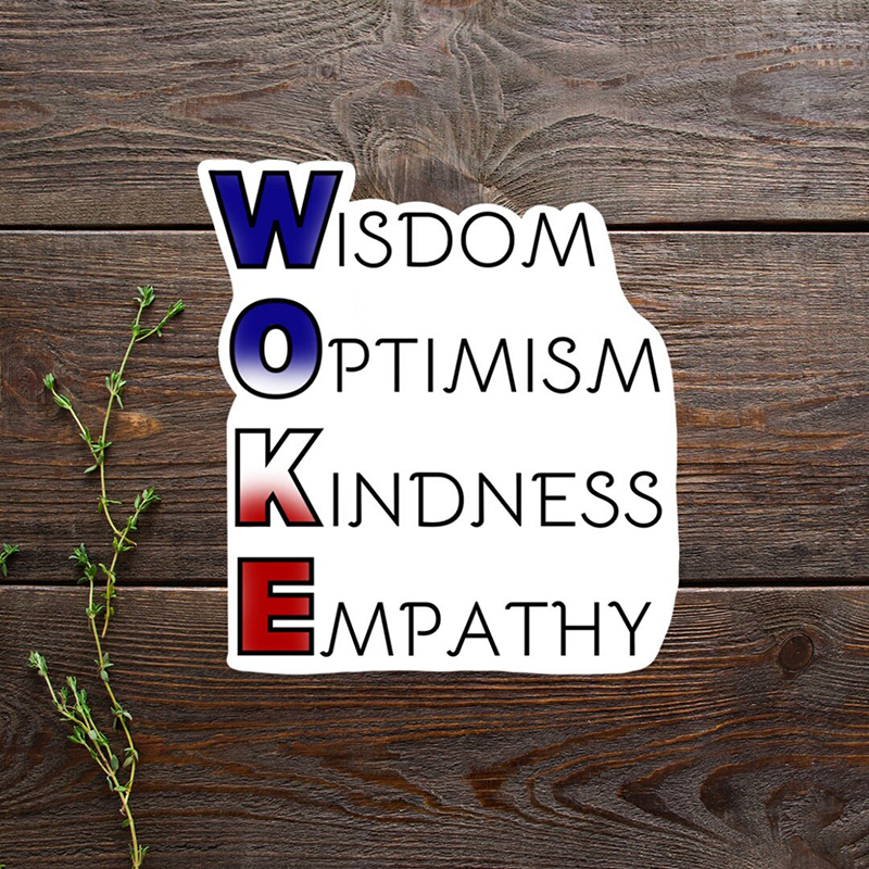 Wisdom Optimism Kindness Empathy Teacher Stickers