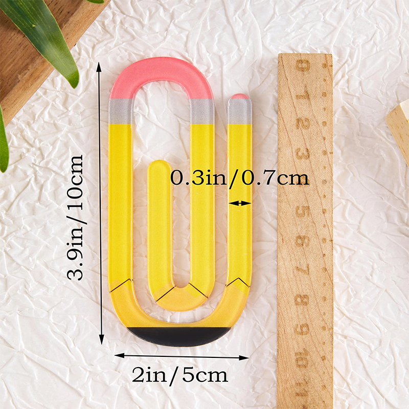 Personalized Jumbo Paper Clip Teacher Bookmark