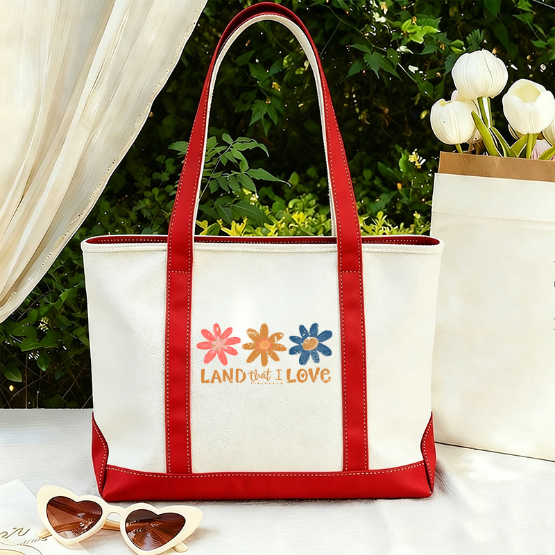Land That I Love Teacher Canvas Tote Bag