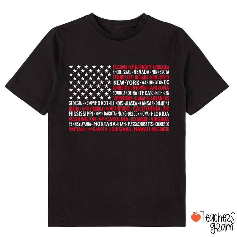 Vintage American Flag 4th Of July Class T-Shirt