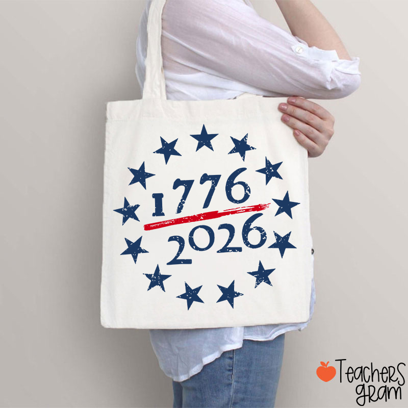USA 250th Anniversary Teacher Tote Bag