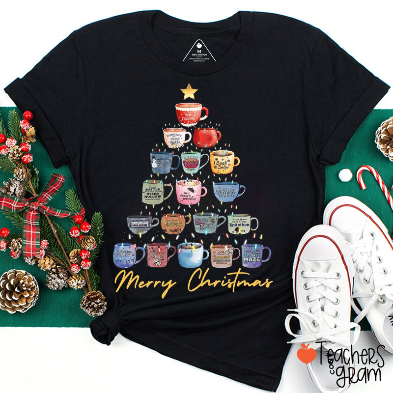 Stars Hollow Christmas Coffee Teacher T-Shirt