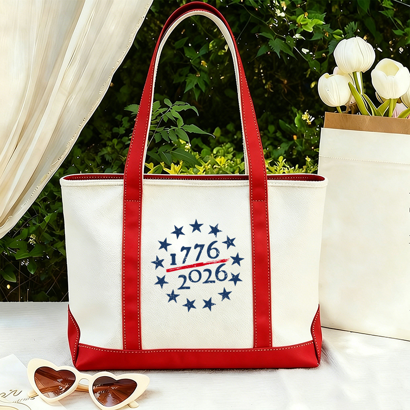 USA 250th Anniversary Teacher Canvas Tote Bag
