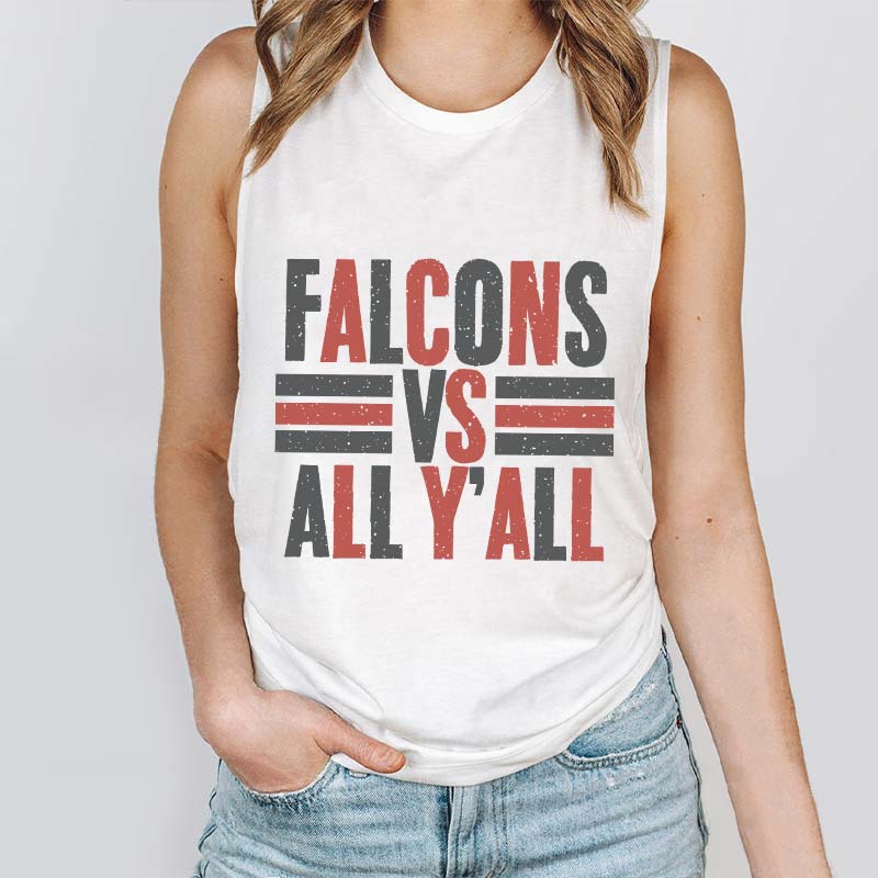 Personalized Mascot All Y'all School Spirit Teacher Tank Top