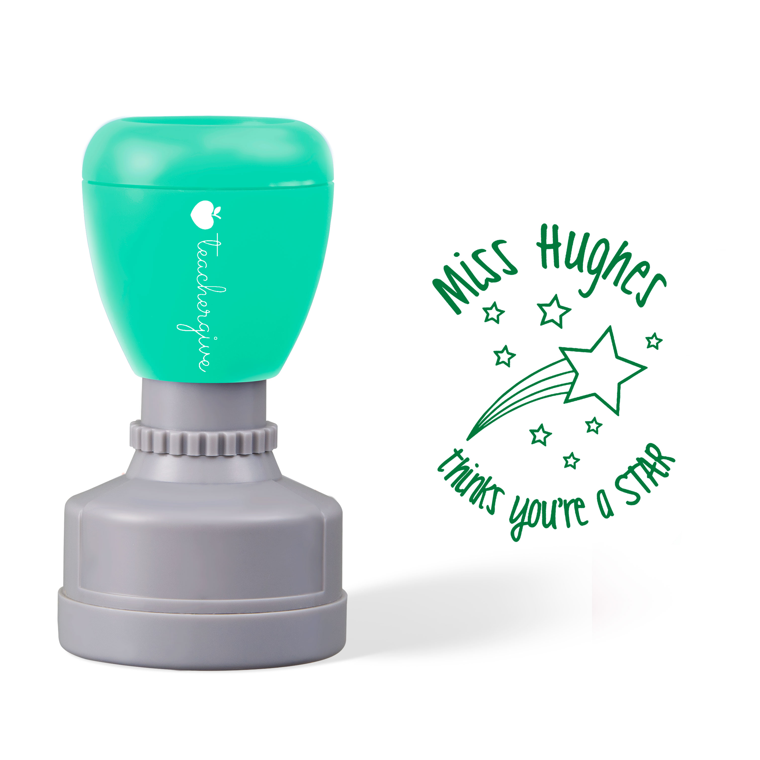 Personalized You're A Star Teacher Stamp