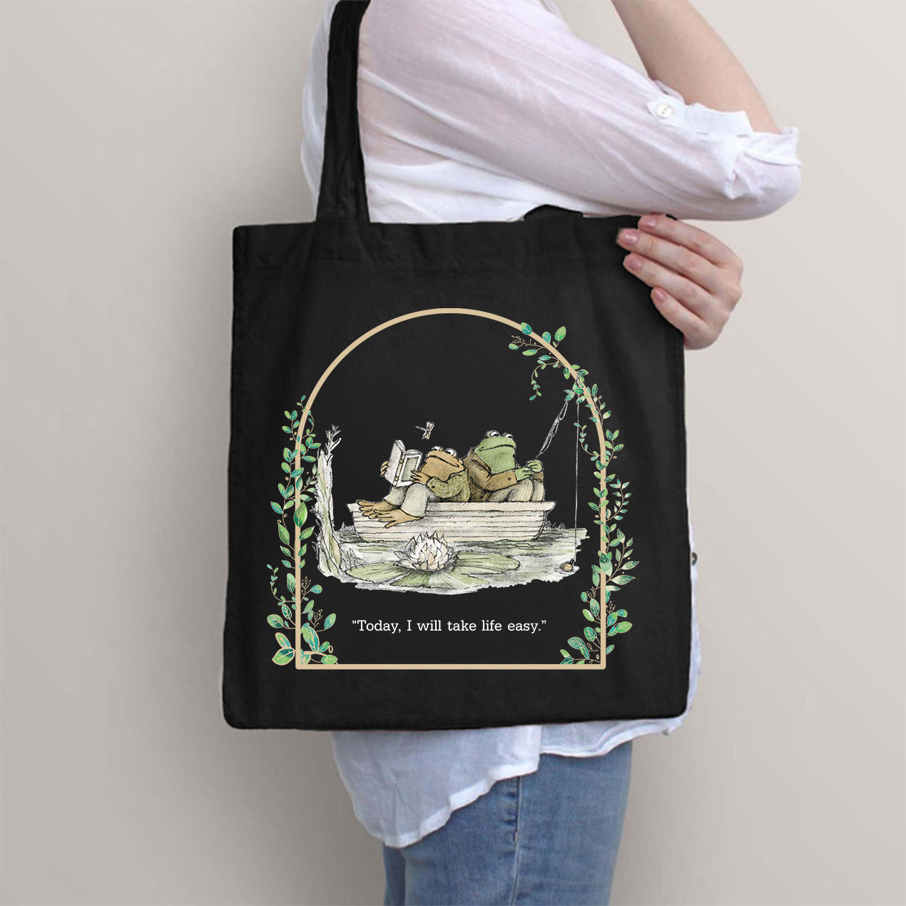 Today I Will Take Life Easy Tote Bag