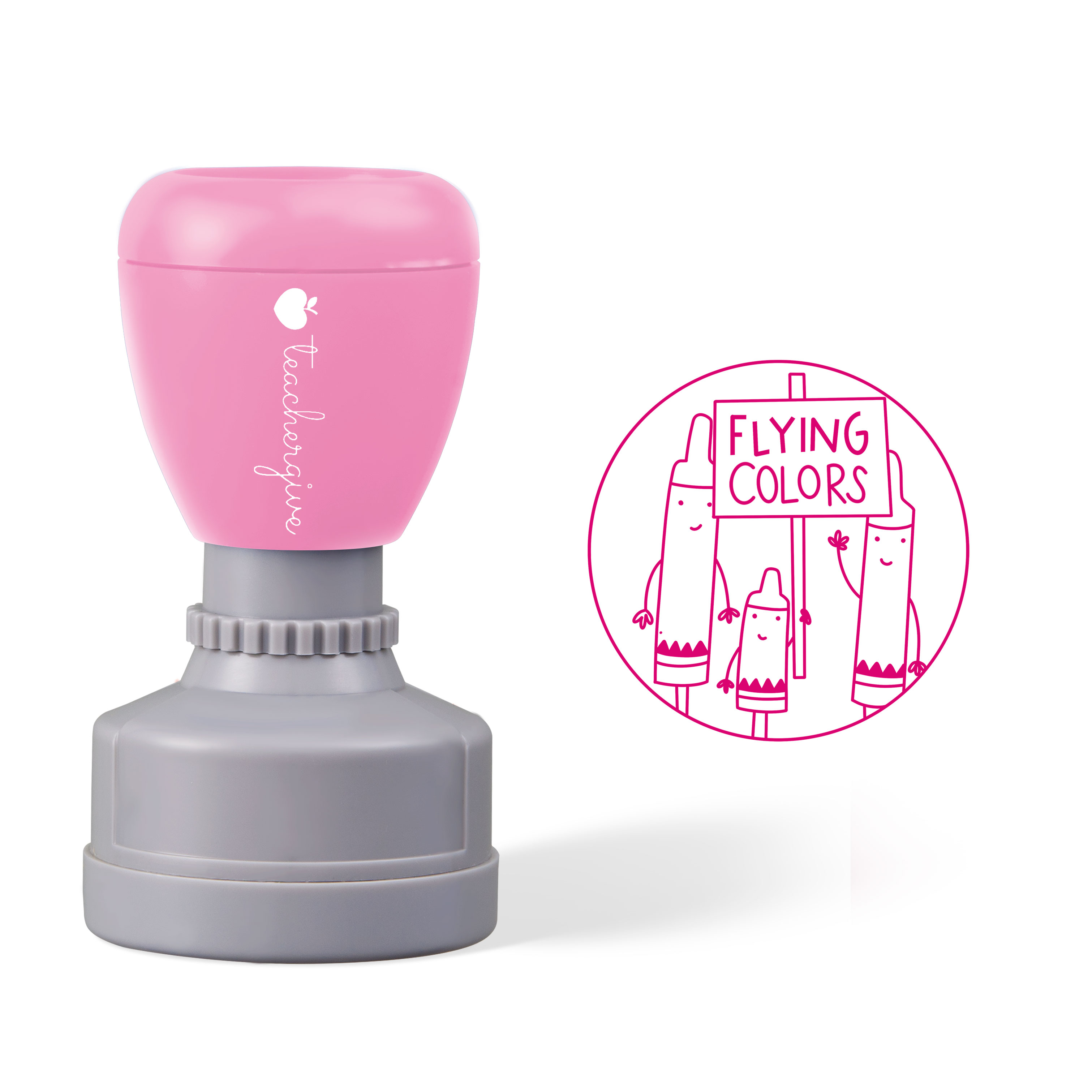 Flying Colors Teacher Stamp