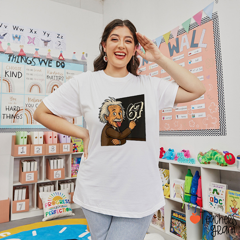 Funny Six Seven Meme Science Humor Teacher T-Shirt