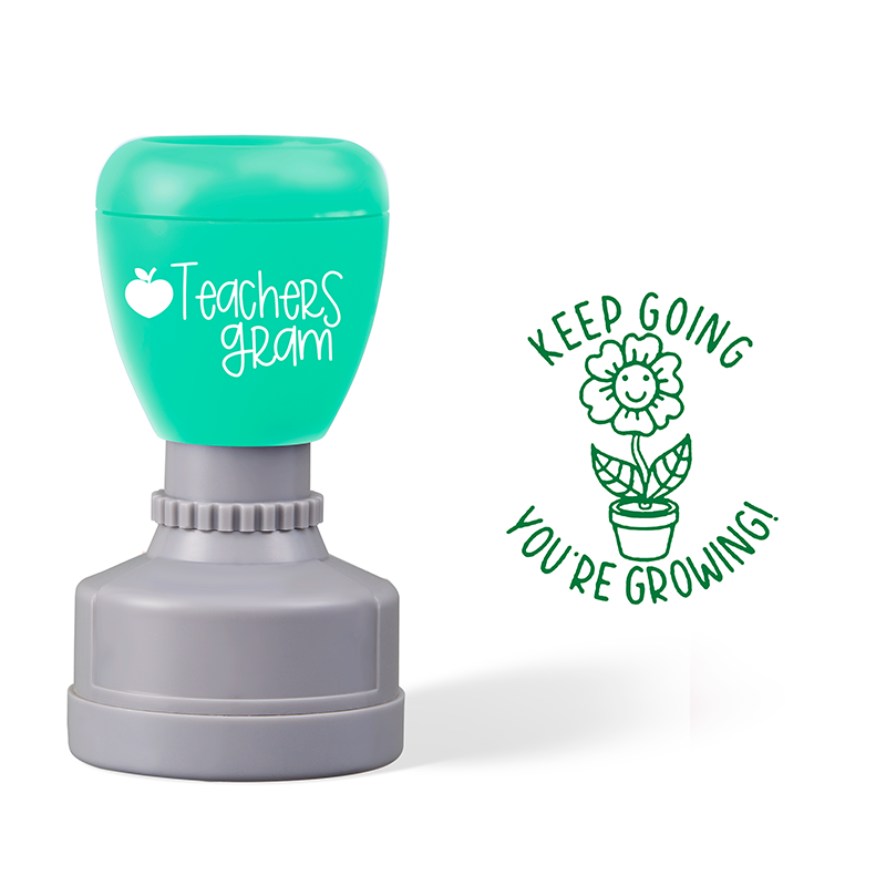 Keep Going You Are Growing Teacher Stamp