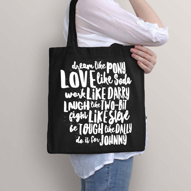 The Outsiders Character Names Teacher Tote Bag