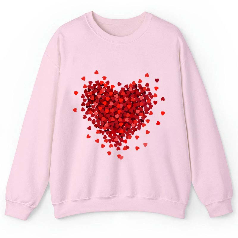 Let Love Fill Your Heart Teacher Sweatshirt