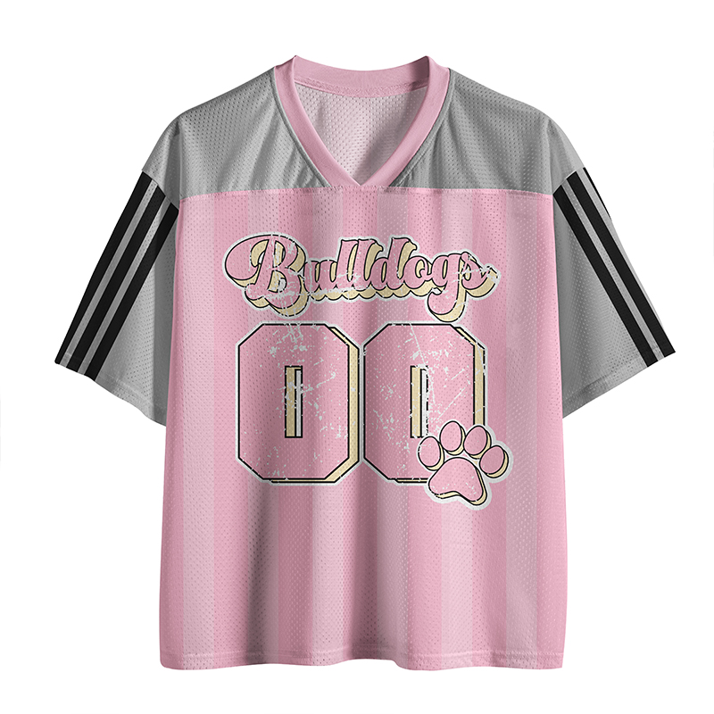 Personalized Mascot Paw Game Day Teacher Mesh Jersey