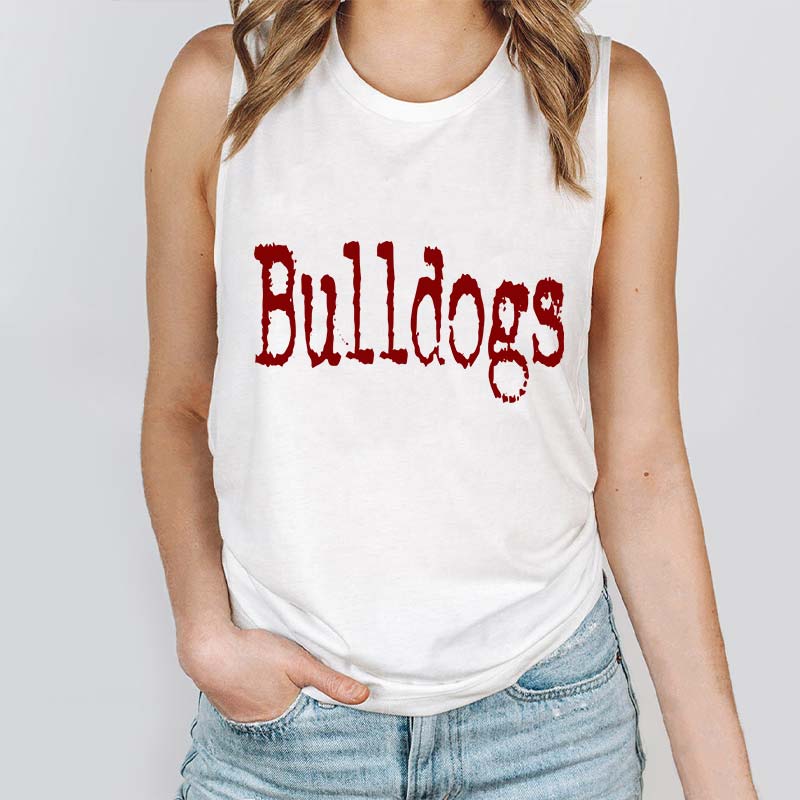 Personalized Mascot Printer Fonts Game Day Teacher Tank Top