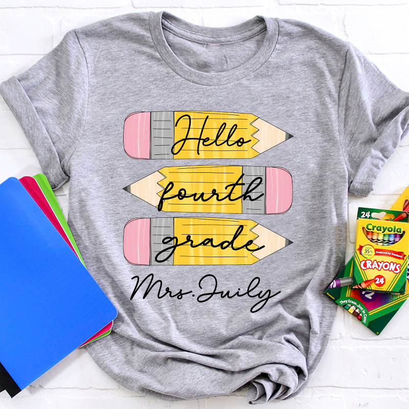 Personalized Teacher Name T-Shirt