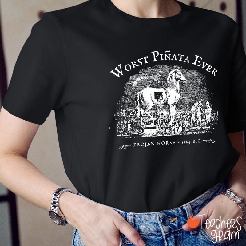 Worst Piñata Ever Teacher T-Shirt