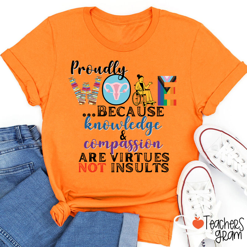 Proudly Woke Teacher T-Shirt