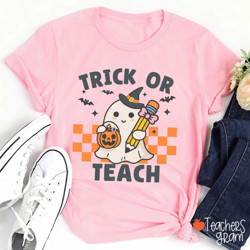 Halloween Trick Or Teach Teacher T-Shirt