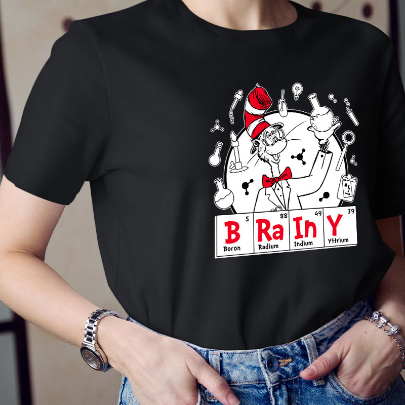Brainy Chemistry Teacher T-Shirt