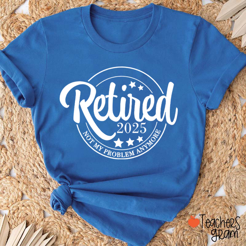 Personalized Year Retirement Gift Teacher T-Shirt