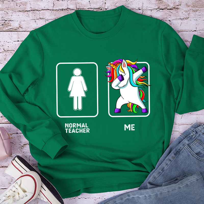 Normal Teacher & Me Teacher Long Sleeve T-Shirt
