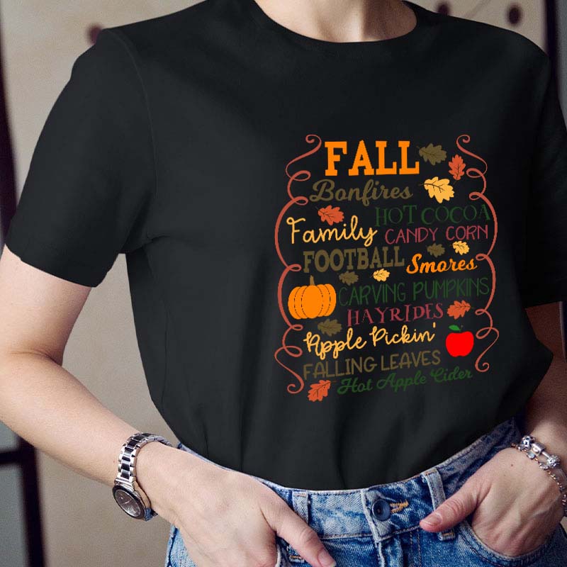 These Make Fall Better Teacher T-Shirt