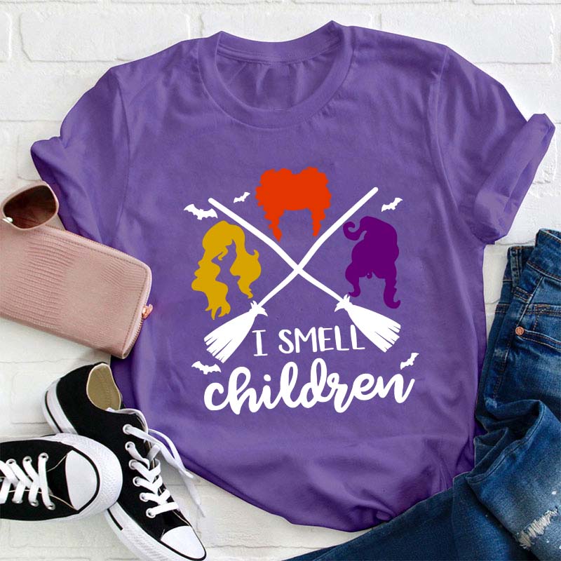 I Smell Children Halloween Witch T-Shirt