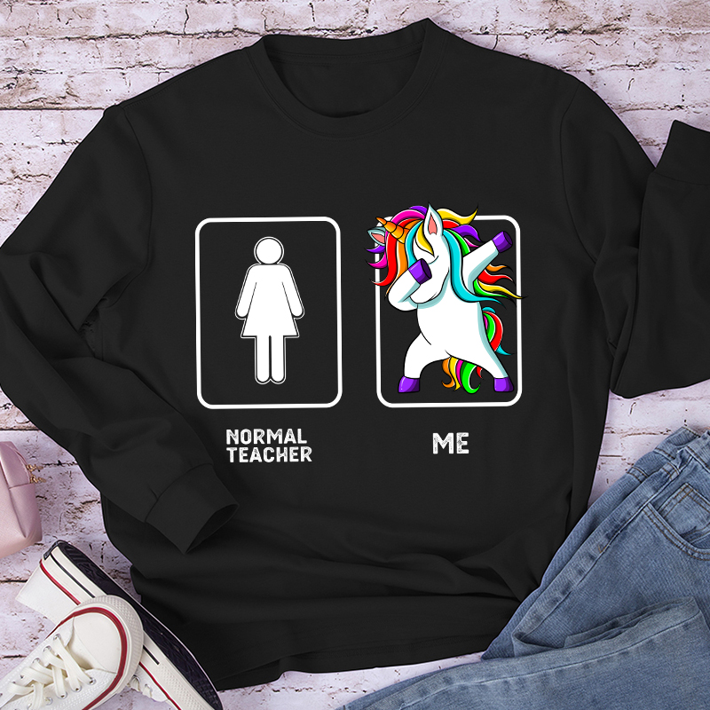 Normal Teacher & Me Teacher Long Sleeve T-Shirt