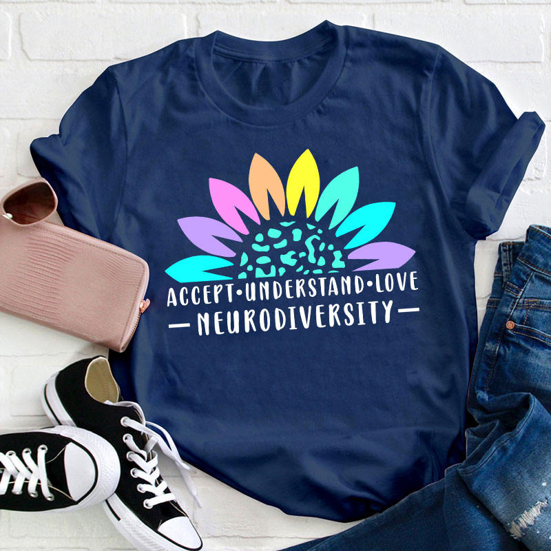 Accept Understand Love Teacher T-Shirt