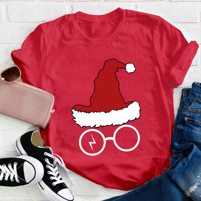 Feel The Magic Of Christmas Teacher T-Shirt