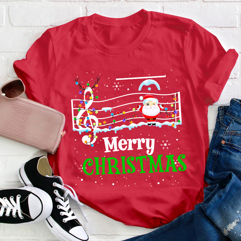 La La La Merry Christmas Teacher T-Shirt