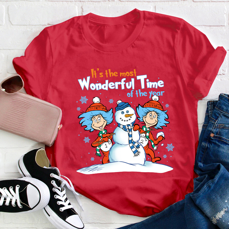 It's The Most Wonderful Time Of The Year Teacher T-Shirt