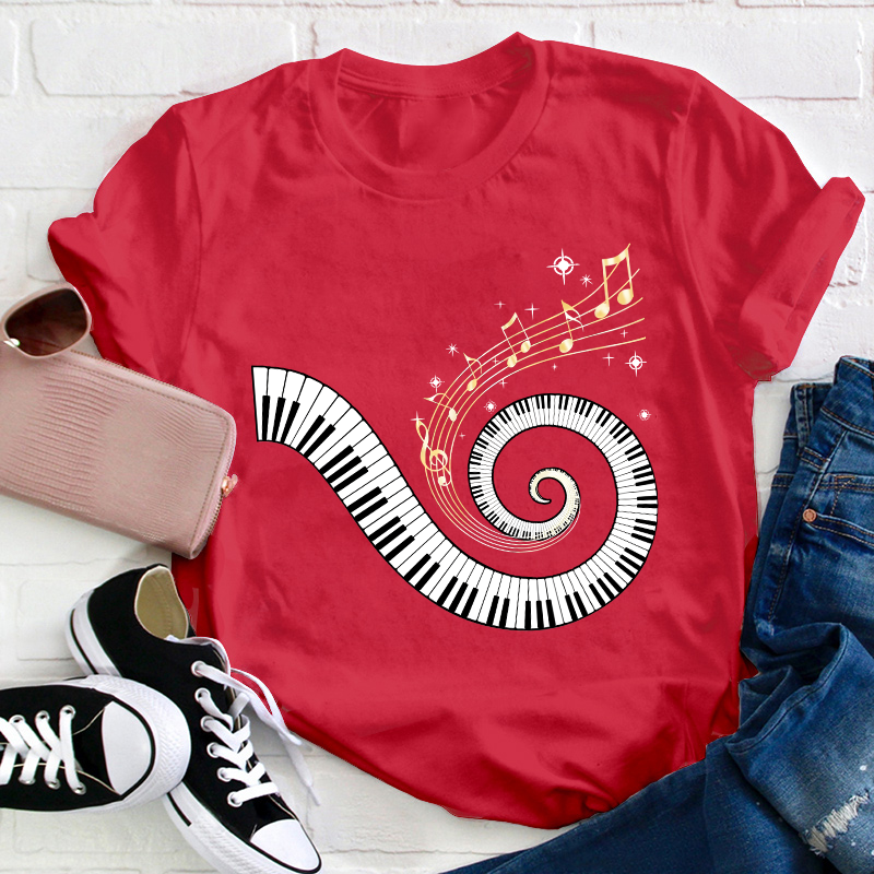 Follow The Rhythm Of The Music Teacher T-Shirt