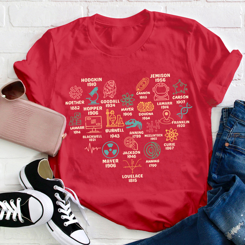 Heart Science Teacher T-Shirt