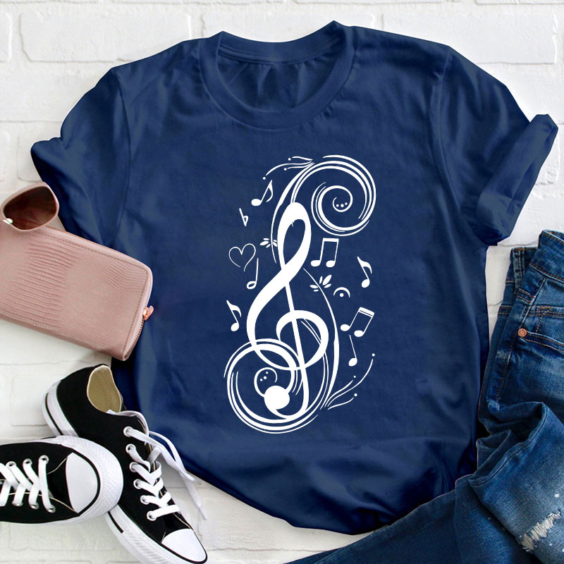 Musical Note Teacher T-Shirt