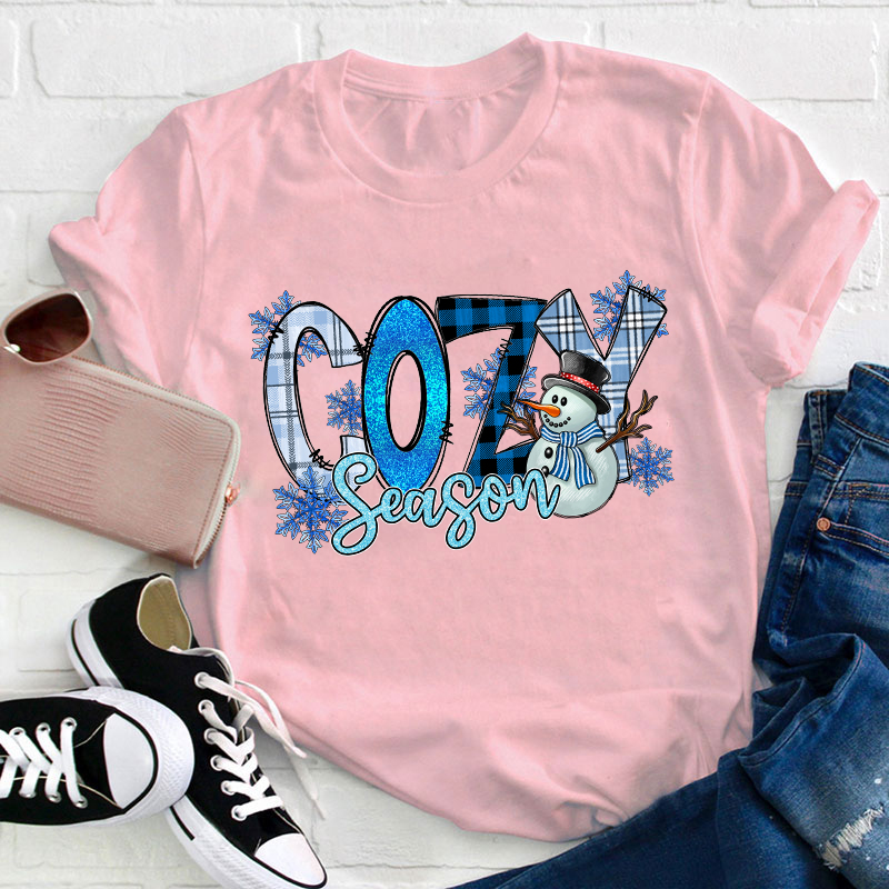 Cozy Season Teacher T-Shirt