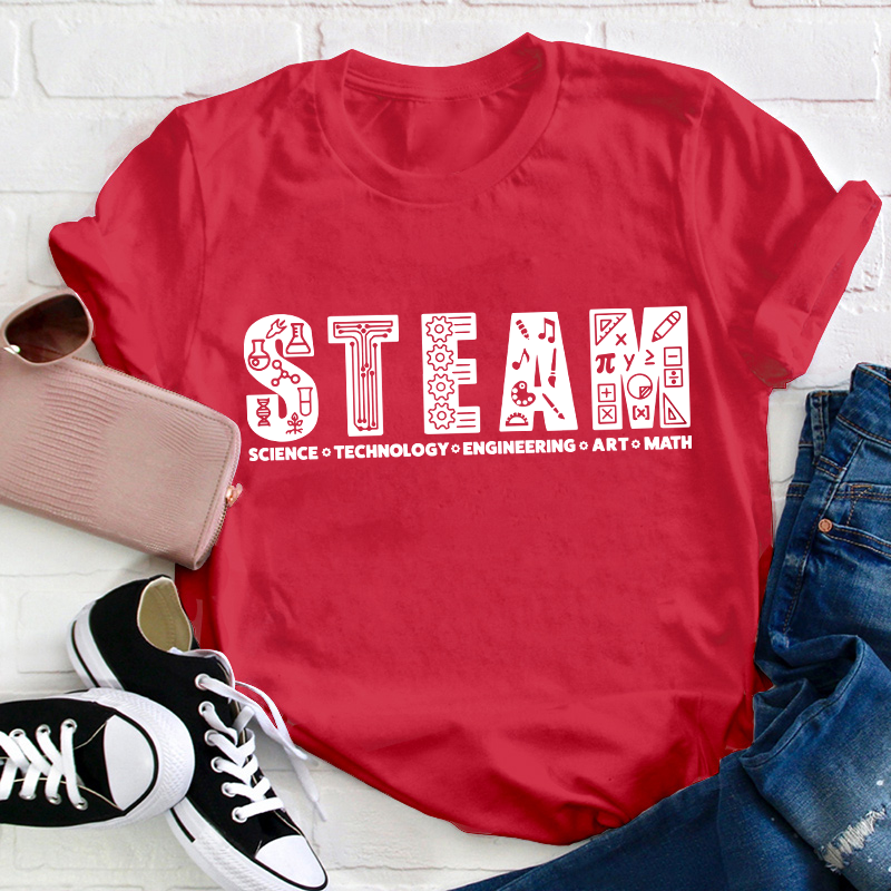 Science Technology Engineering Art Math Teacher T-Shirt