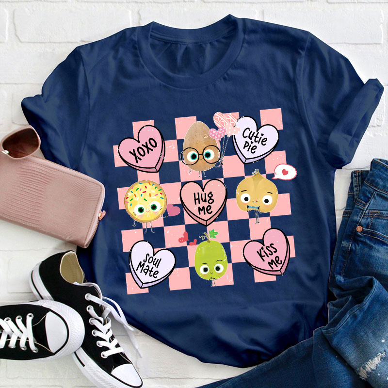 Xoxo Hug Me Kiss Me Teacher T-Shirt