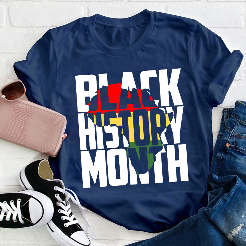 Black History Month Teacher T-Shirt