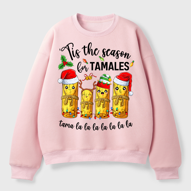 Tis The Season For Tamales Spanish Teacher Fleece Sweatshirt