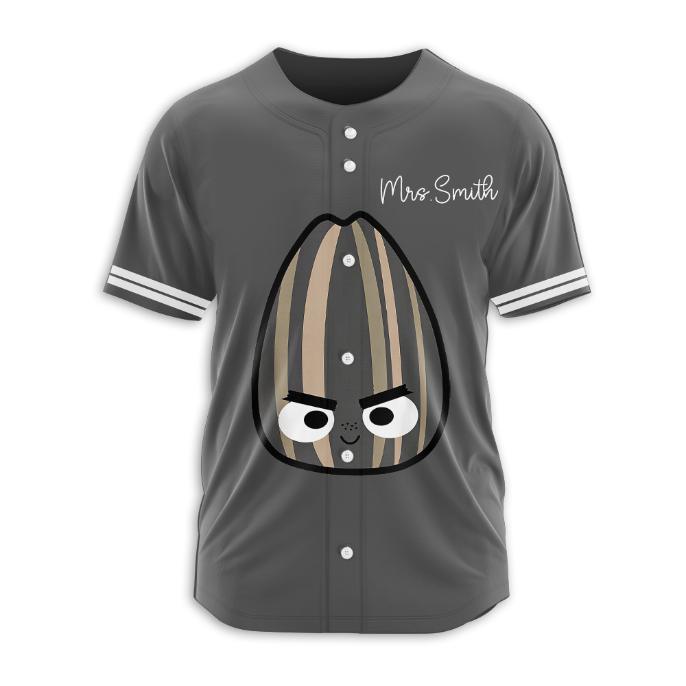 Personalized Name Potatoes Seeds Eggs Teacher Baseball Jersey