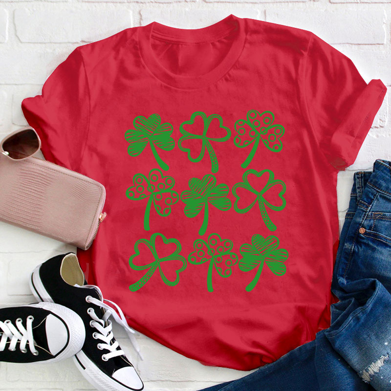 Lucky Clovers Teacher T-Shirt